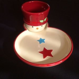 NWOT Russ Berrie & Co. Dish w/Side Cup